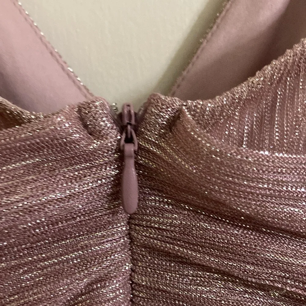 Forever 21 Tiered Babydoll Metallic Dress - Picture 8 of 13